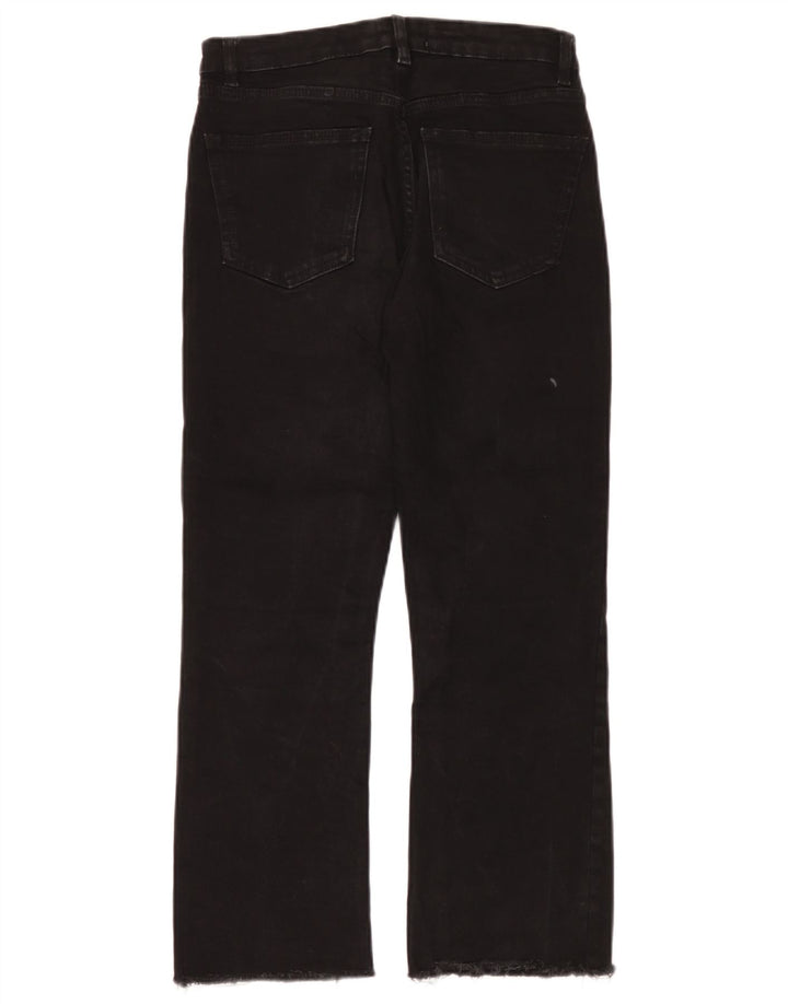 Kurze Jeans für Damen von Zara, EU 38, Größe S, W28, L24, Schwarz