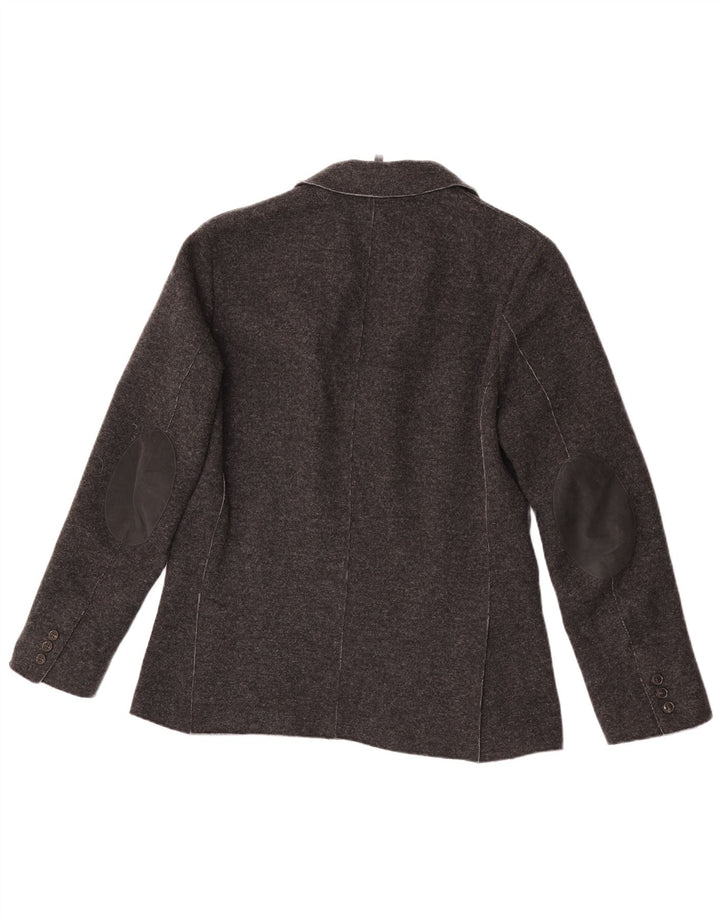 Cerruti 1881 Damen 3-Knopf-Blazerjacke IT 50 XL Graue Wolle