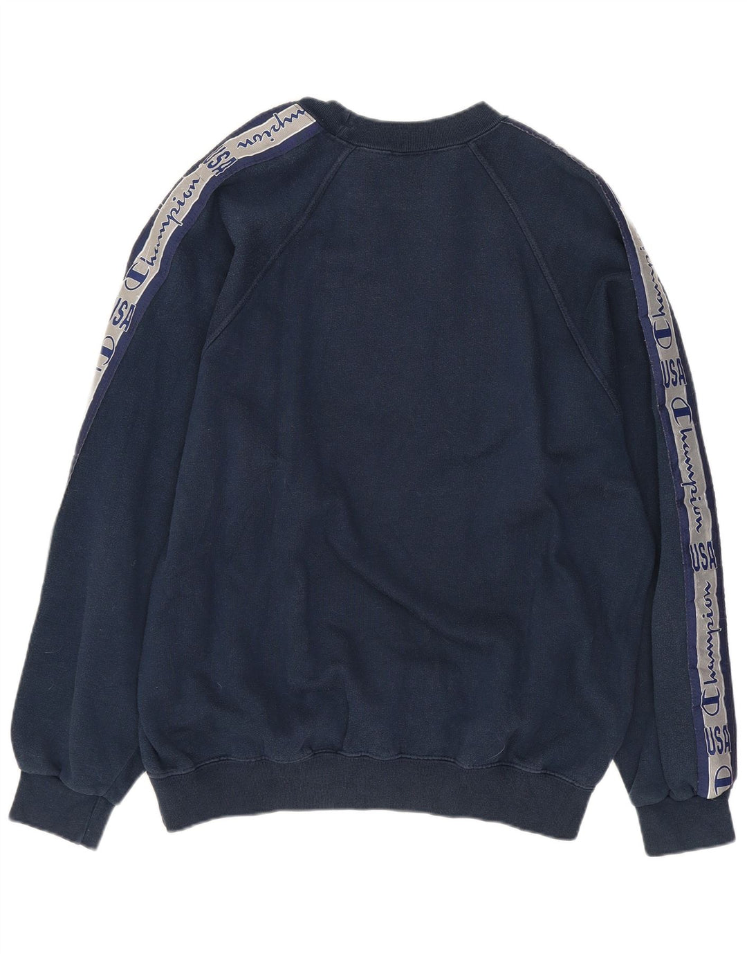 CHAMPION Herren-Sweatshirt mit Grafik, mittlere marineblaue Baumwolle