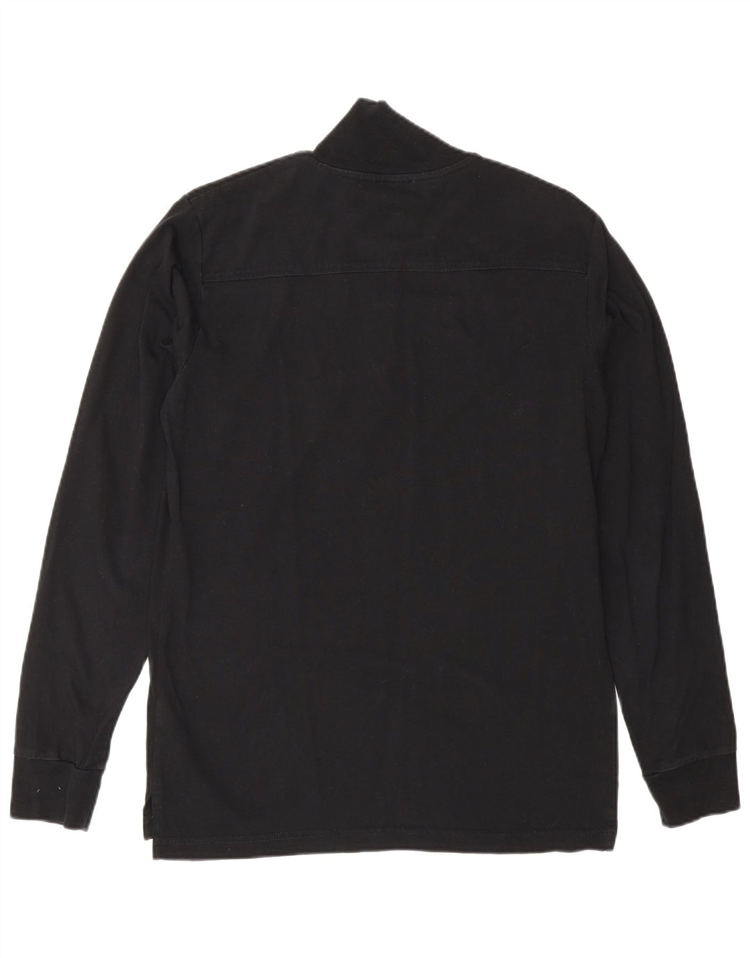 Diesel Herren-Pullover mit grafischem Reißverschluss, Größe S, schwarze Baumwolle
