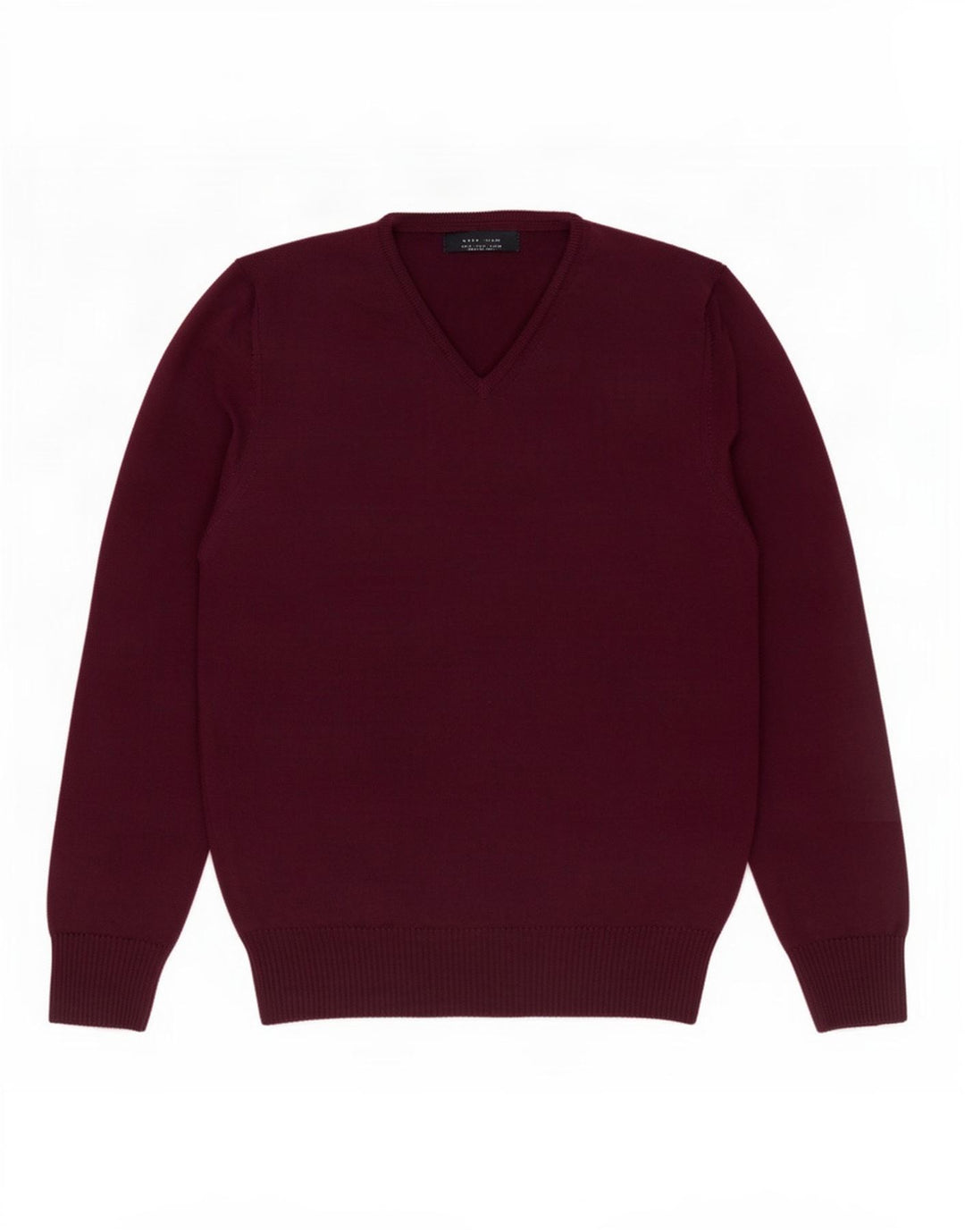 Zara Herren-Pullover mit V-Ausschnitt, mittellila
