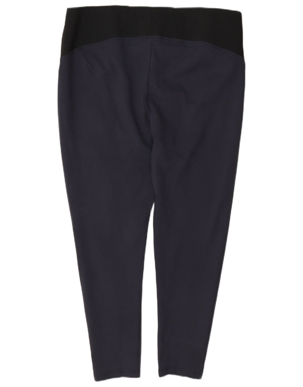 Marks & Spencer Damen-Leggings mit hoher Taille, UK 20 2XL, marineblaue Viskose