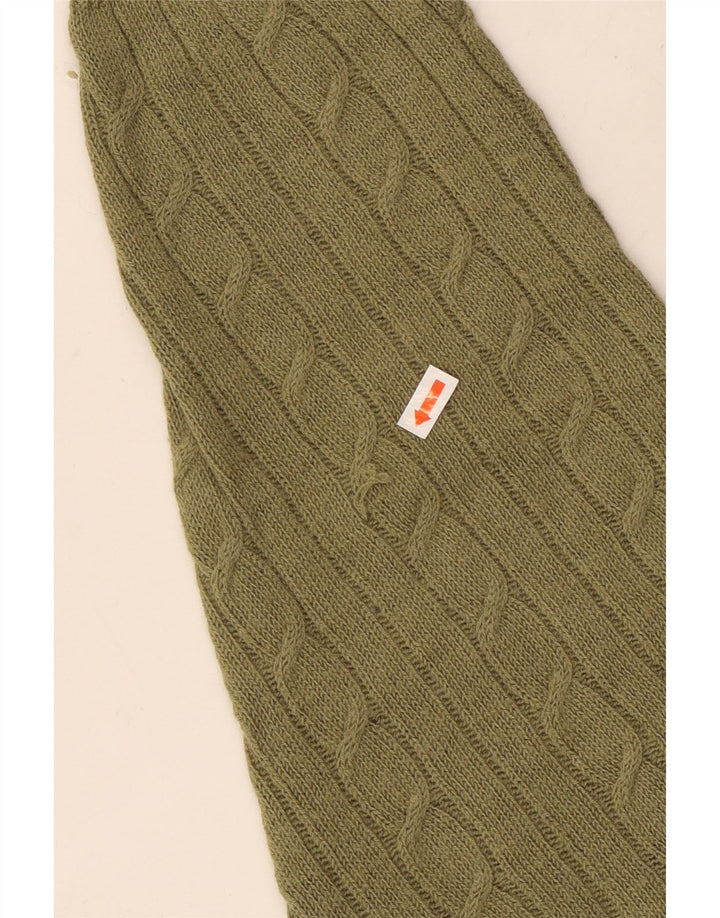 VINTAGE Herren-Pullover mit V-Ausschnitt, groß, Khaki