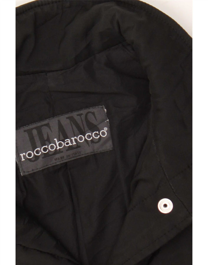 Roccobarocco Damen Wattierte Jacke UK 10 Small Schwarz