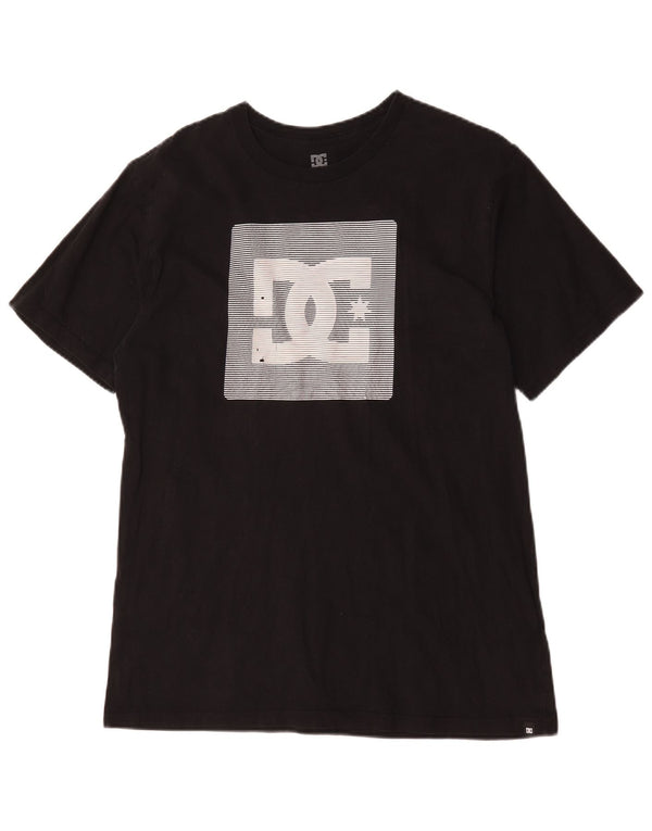 DC Herren Grafik-T-Shirt-Oberteil XL aus schwarzer Baumwolle