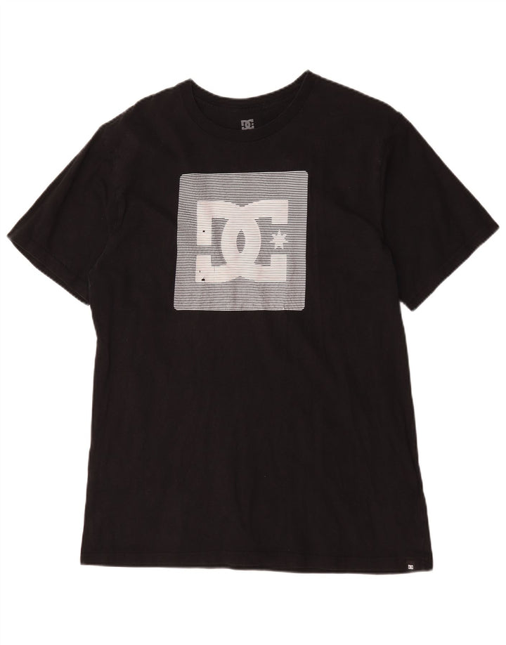 DC Herren Grafik-T-Shirt-Oberteil XL aus schwarzer Baumwolle
