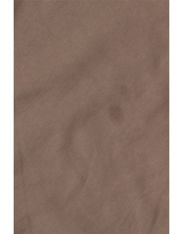 Calvin Klein Herren-Grafik-Oberteil, langärmelig, groß, braune Baumwolle
