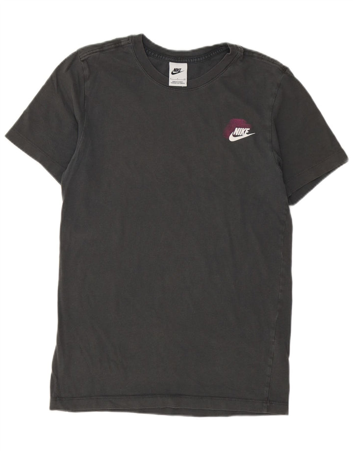 NIKE Herren-T-Shirt mit Grafik, Größe S, Grau, Baumwolle