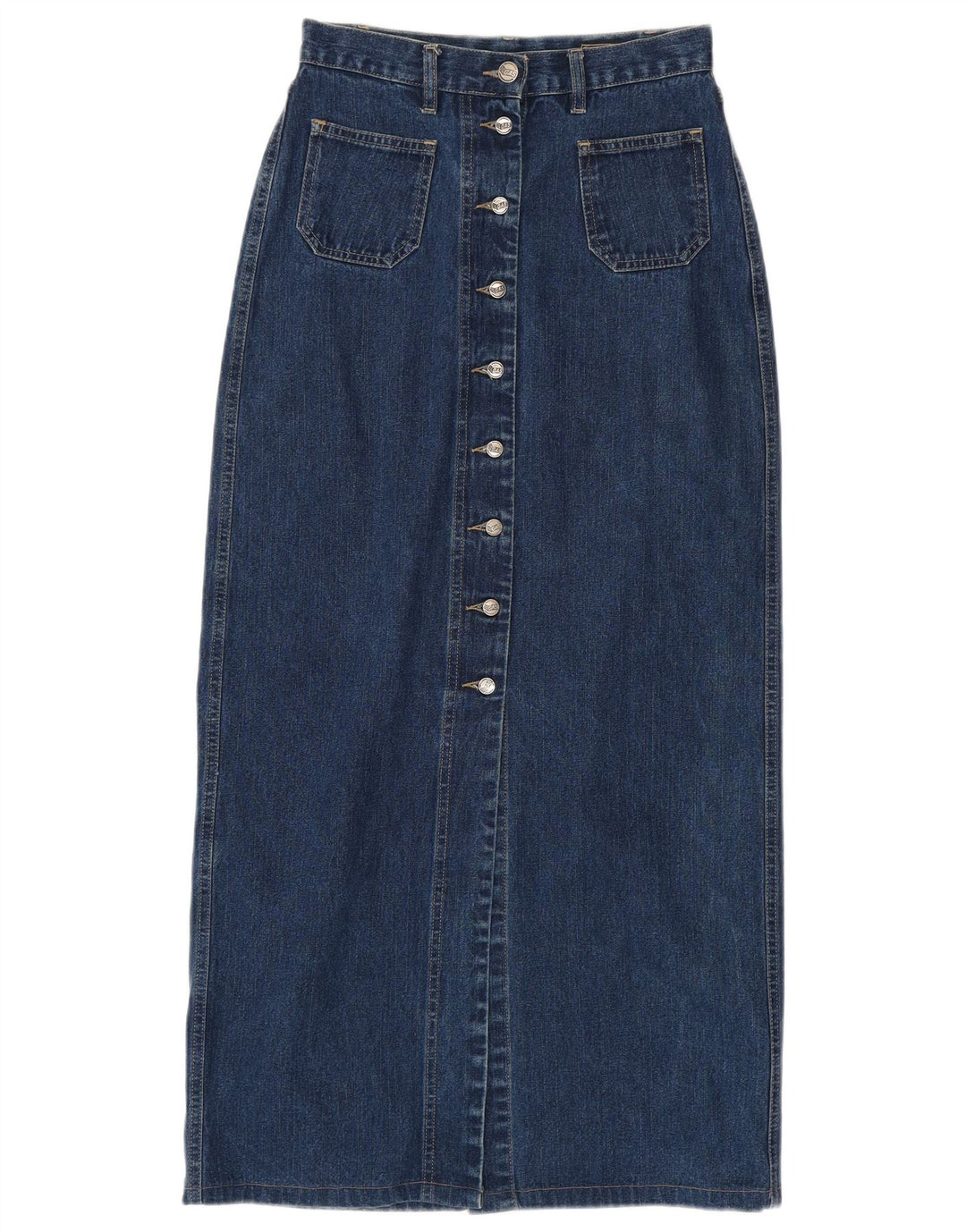 GAS Damen Jeansrock W28 mittelblaue Baumwolle