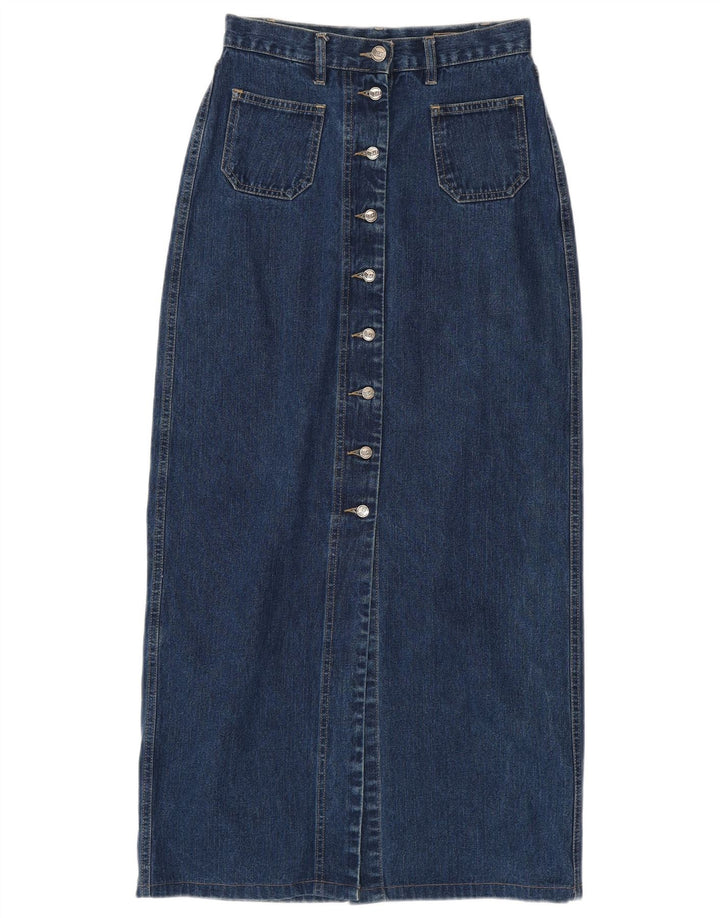 GAS Damen Jeansrock W28 mittelblaue Baumwolle