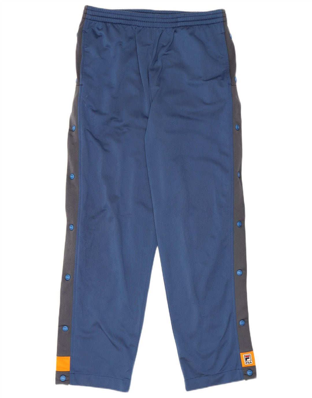 Fila Herren-Trainingshose aus mittelblauem Colourblock-Polyester