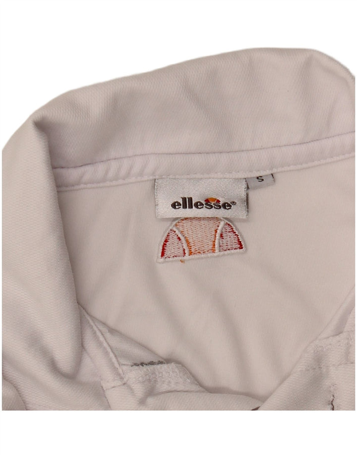 Ellesse Herren-Poloshirt, klein, weiß gestreift