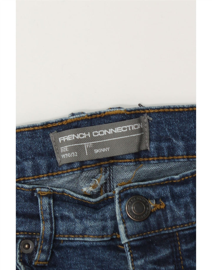 French Connection Damen Skinny Jeans W30 L32 Blaue Baumwolle