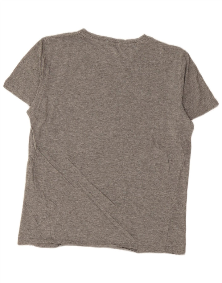 Jack & Jones Herren-T-Shirt mit Grafik, Größe S, Grau, Baumwolle