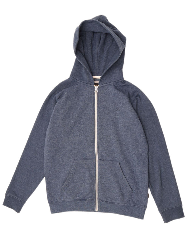 Quiksilver Jungen-Kapuzenpullover mit Reißverschluss, 13–14 Jahre, groß, Marineblau meliert
