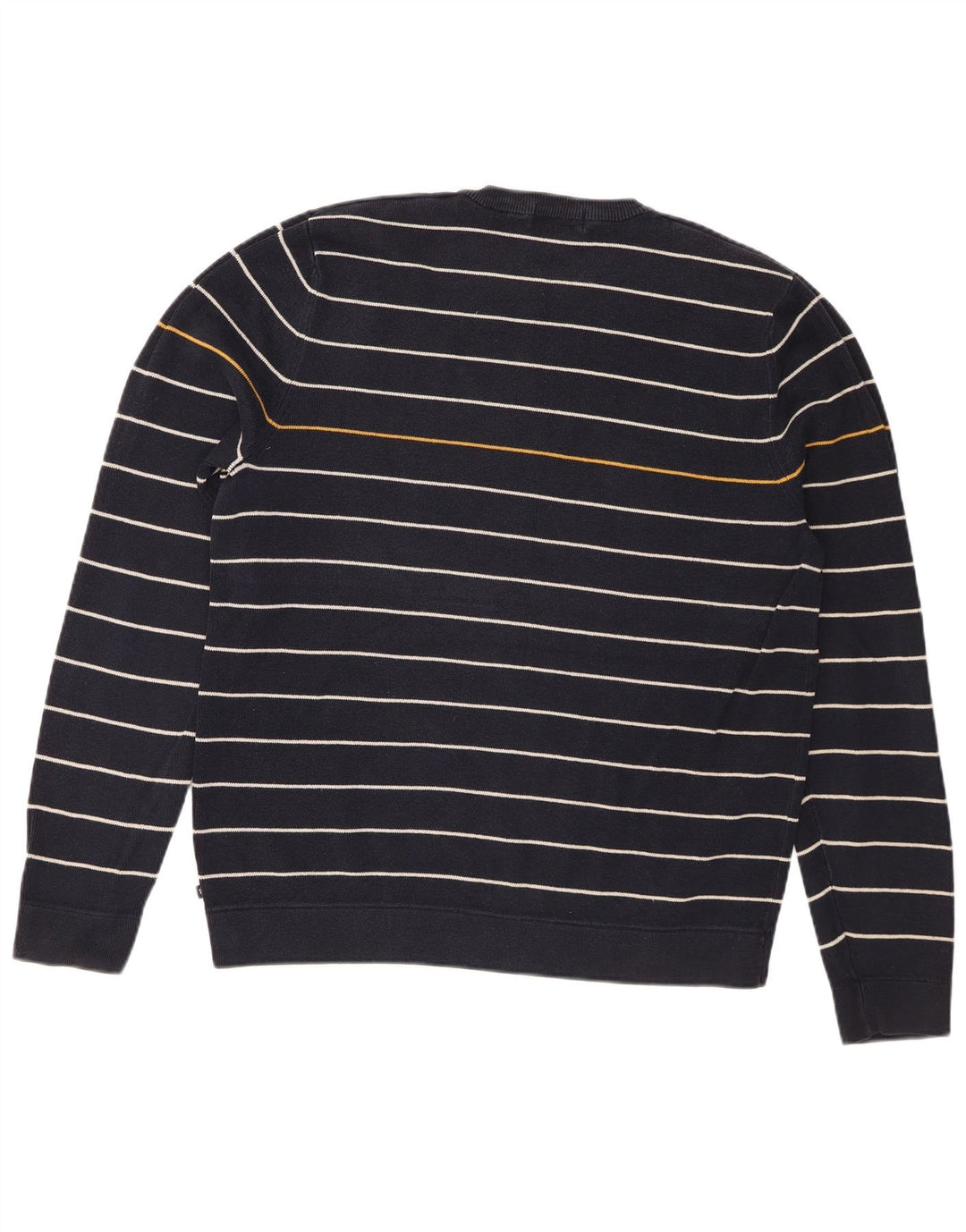 Marks & Spencer Herren Blauer Harbor-Pullover mit Rundhalsausschnitt Mittelmarineblau