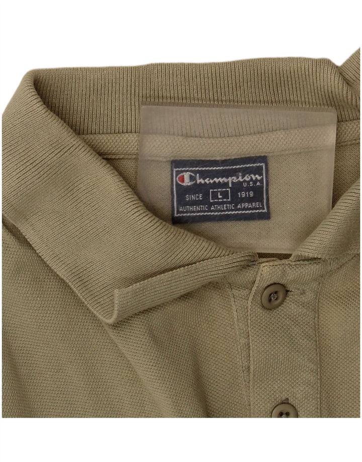 Champion Herren-Poloshirt, groß, Khaki