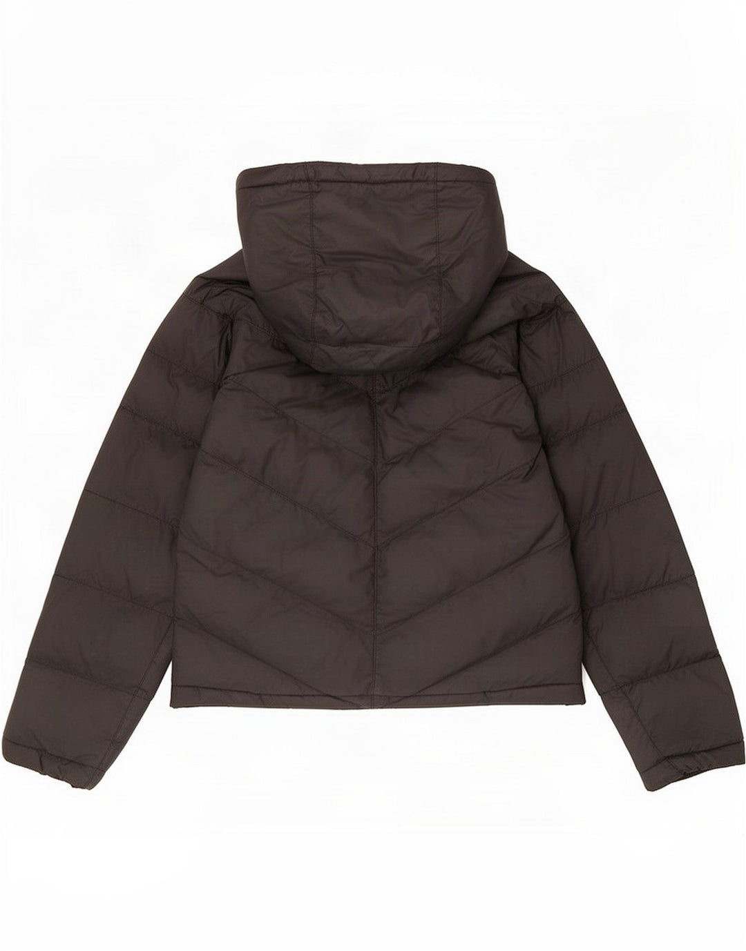 Nike Wattierte Jacke mit Kapuze für Jungen, 10–11 Jahre, Mittel, Schwarz, Polyester