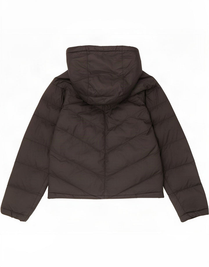 Nike Wattierte Jacke mit Kapuze für Jungen, 10–11 Jahre, Mittel, Schwarz, Polyester