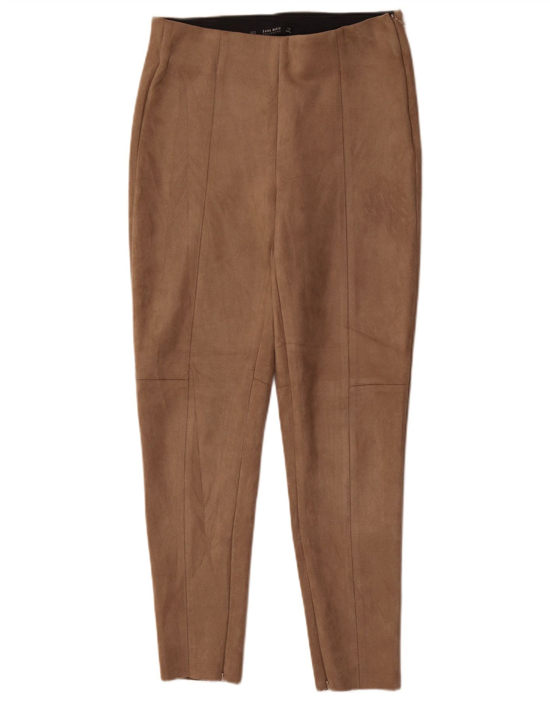 Zara Damen Skinny Hose Medium W28 L28 Braun
