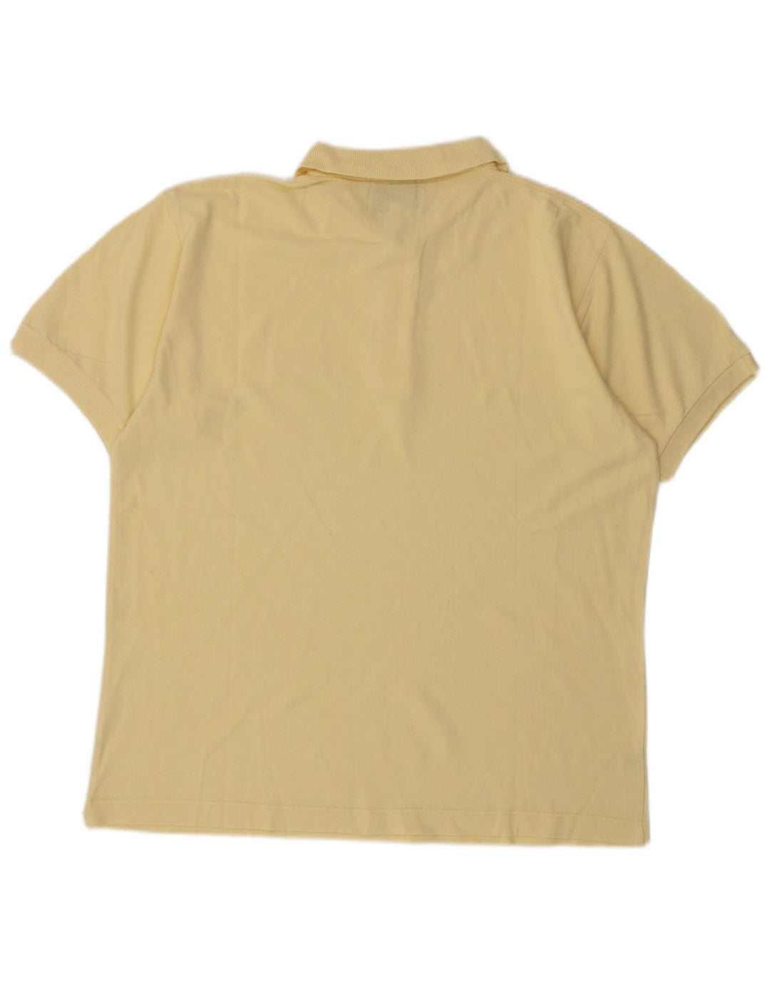 James Dillon Herren-Poloshirt, groß, gelbe Baumwolle
