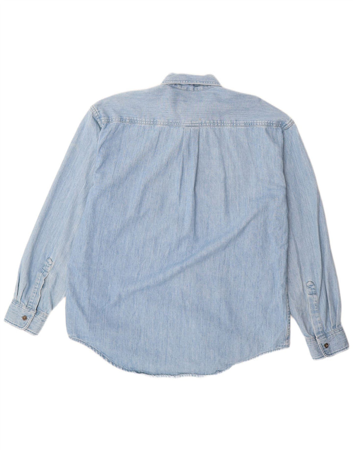 L.L.Bean Herren-Jeanshemd, groß, aus blauer Baumwolle