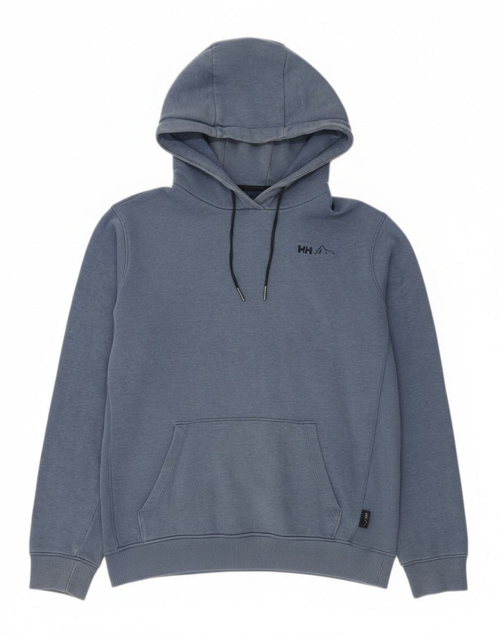 Helly Hansen Herren-Kapuzenpullover mit Grafik, groß, aus blauer Baumwolle