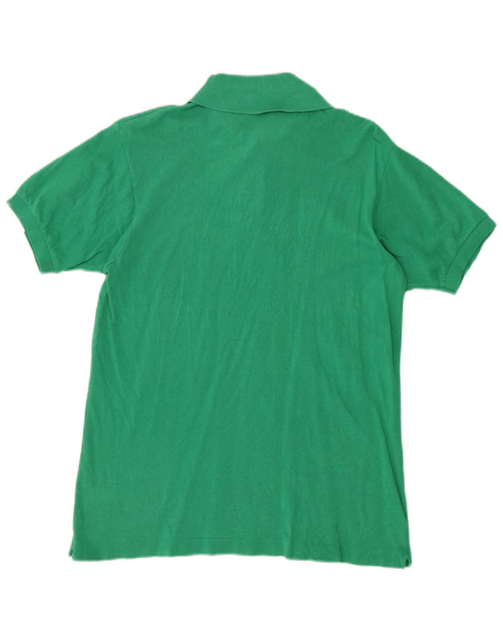LACOSTE Herrenhemd-Poloshirt, Größe 4, mittelgrüne Baumwolle