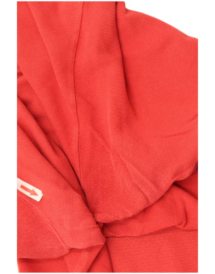 Fred Perry Herren-Poloshirt aus mittelroter Baumwolle