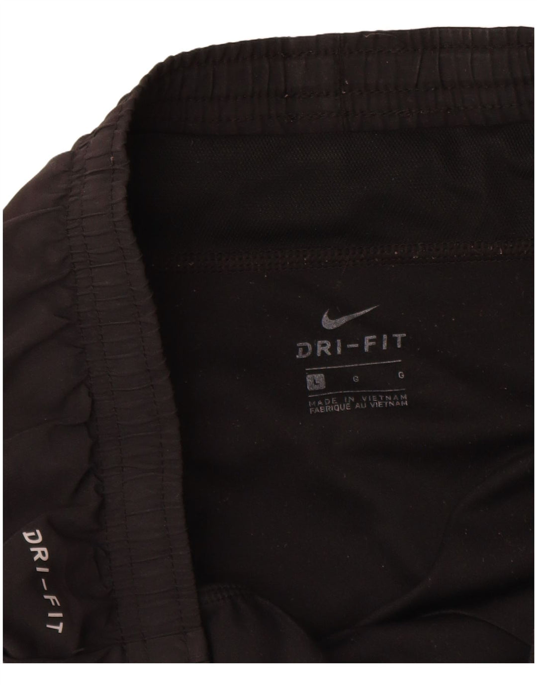 NIKE Damen Dri Fit Sport Shorts UK 14 Large Schwarz Polyester