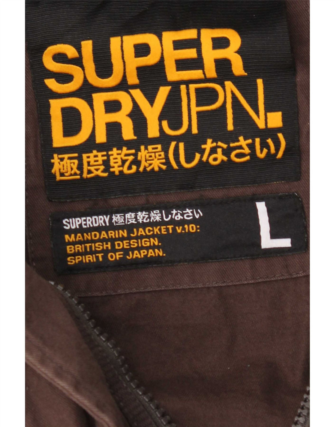 Superdry Herren Utility Jacke UK 40 Large Braun