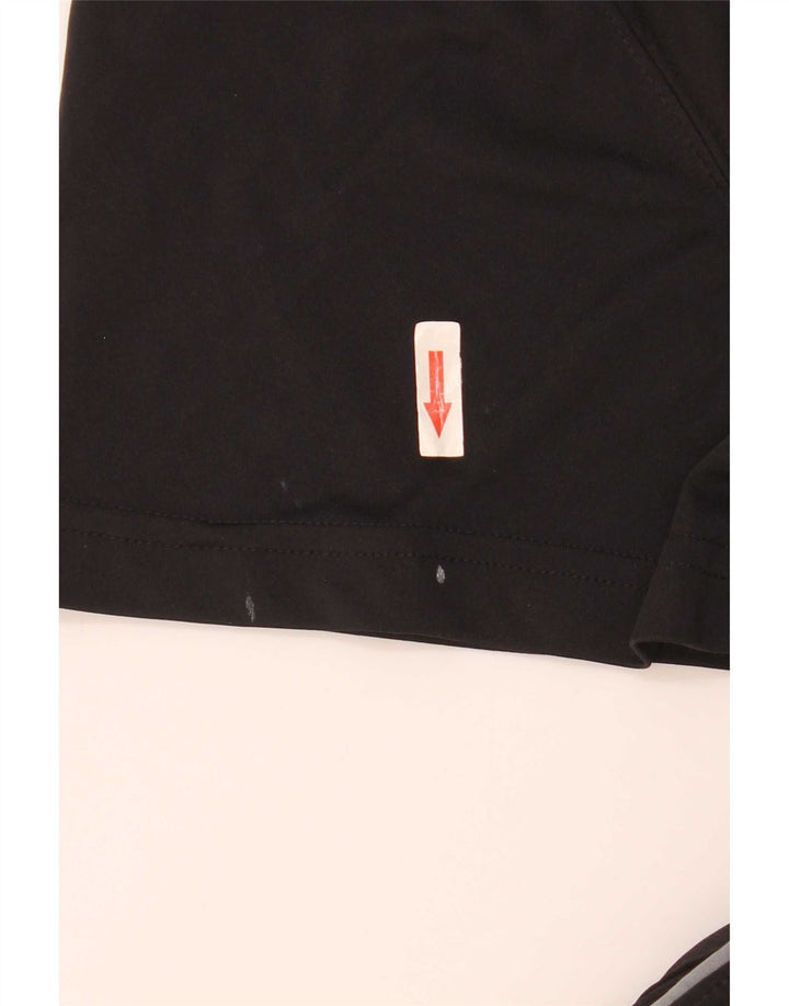 Nike Herren Dri Fit T-Shirt Top Large Schwarz Polyester