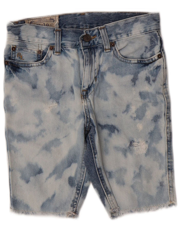 Polo Ralph Lauren Jungen-Jeansshorts in Acid-Waschung, 9–10 Jahre, W25, Blau