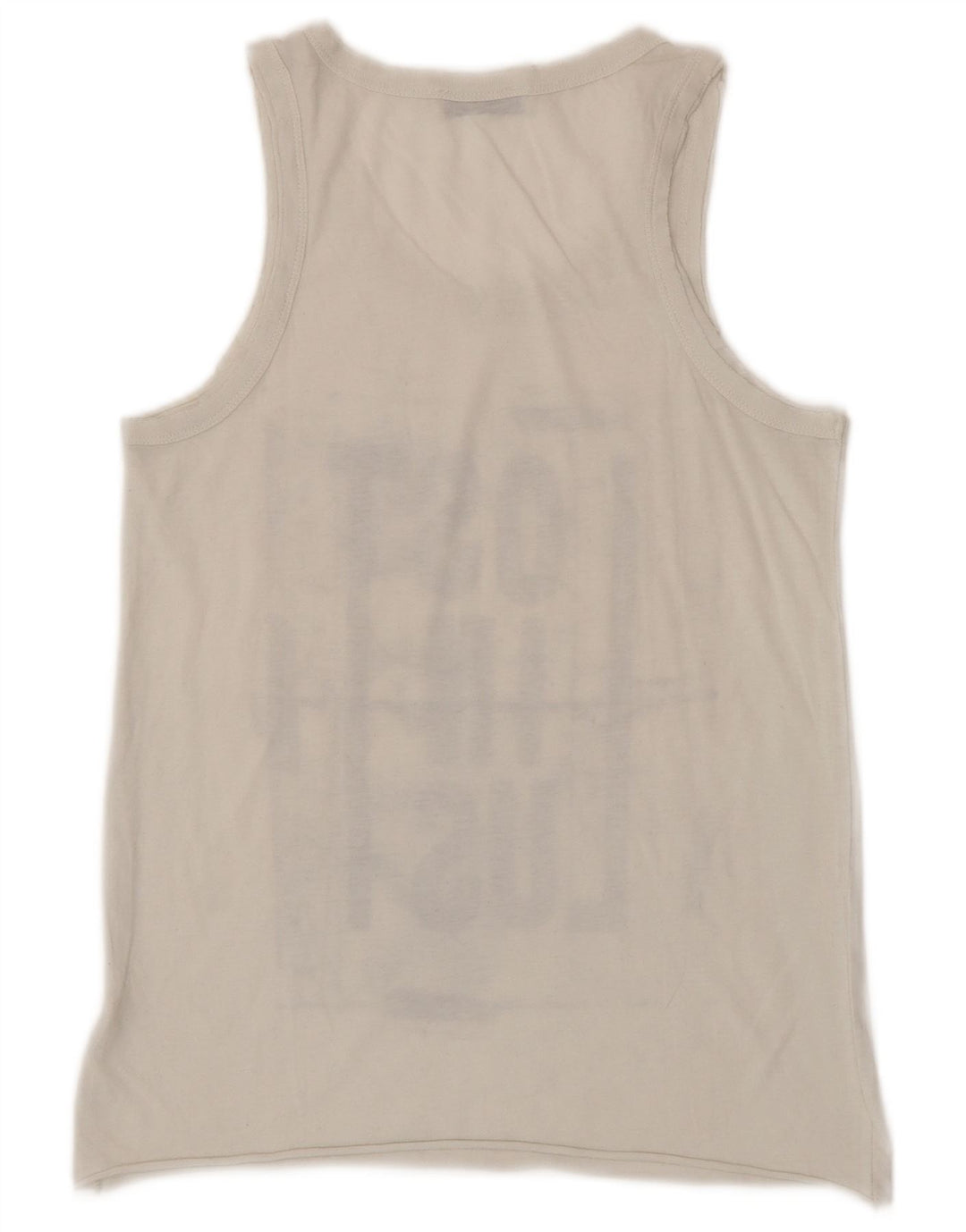 DIESEL Damen Grafik-Weste Top UK 10 Small Weiß