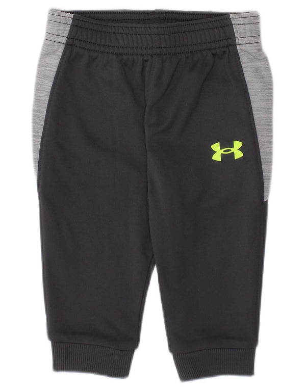 UNDER ARMOUR Baby-Jungen-Trainingshose, 3–6 Monate, schwarzes Farbblockdesign