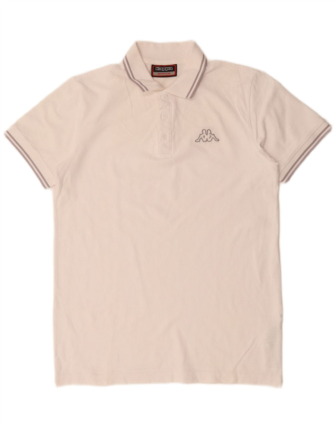 KAPPA Herren Poloshirt Mittelweiße Baumwolle