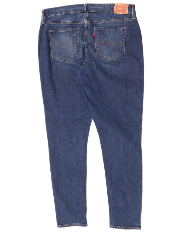 Levi's Damen 310 Super Skinny Jeans US 18 2XL W36 L30 Blaue Baumwolle