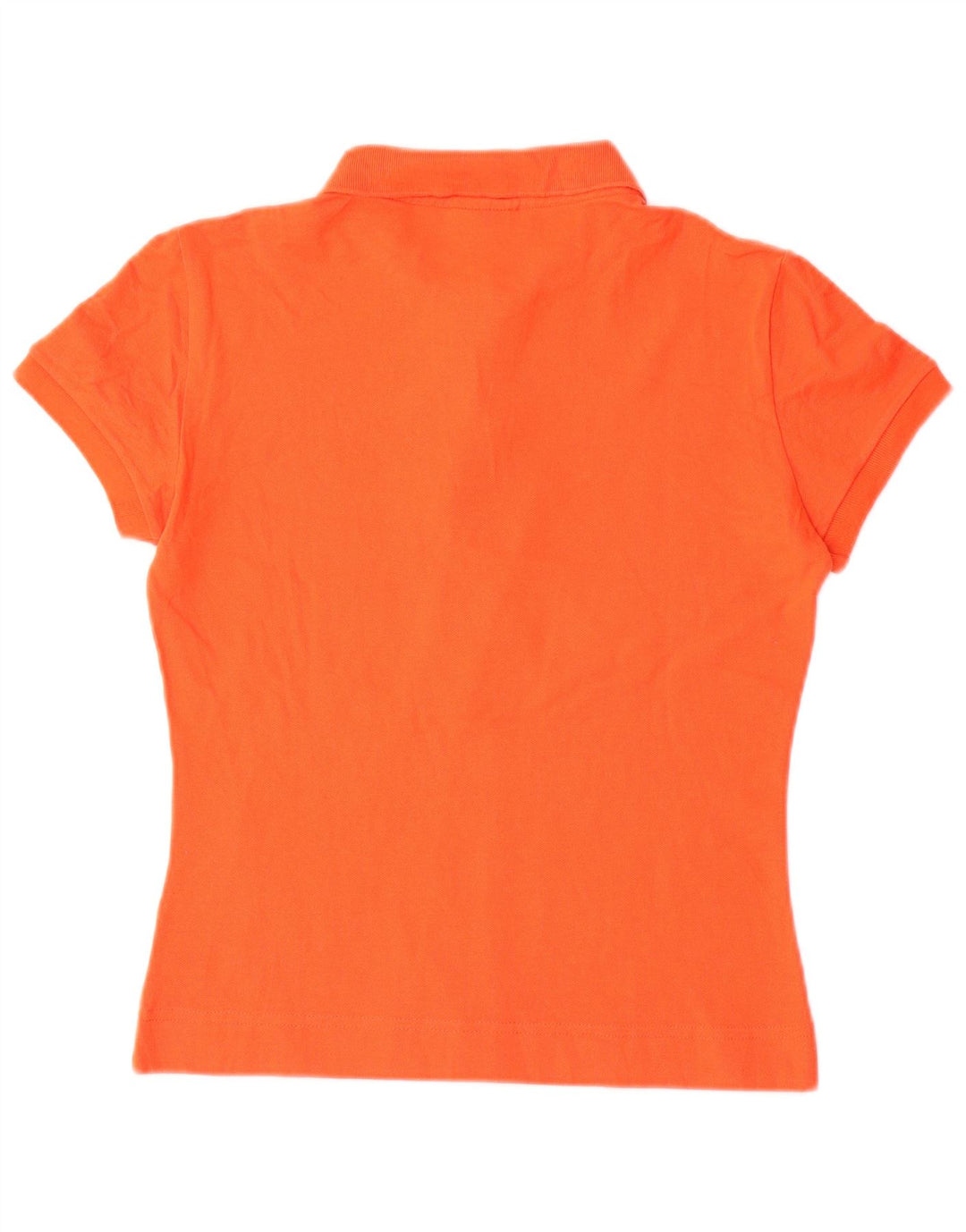 Lacoste Damen Poloshirt Größe 40 Mittelorange Baumwolle