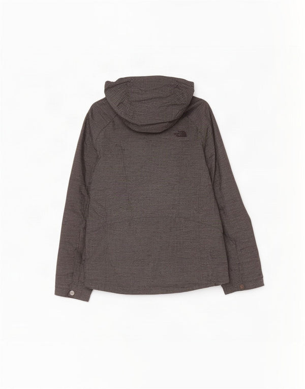 The North Face Damen-Regenjacke mit Kapuze, UK 14, mittelgraues Nylon