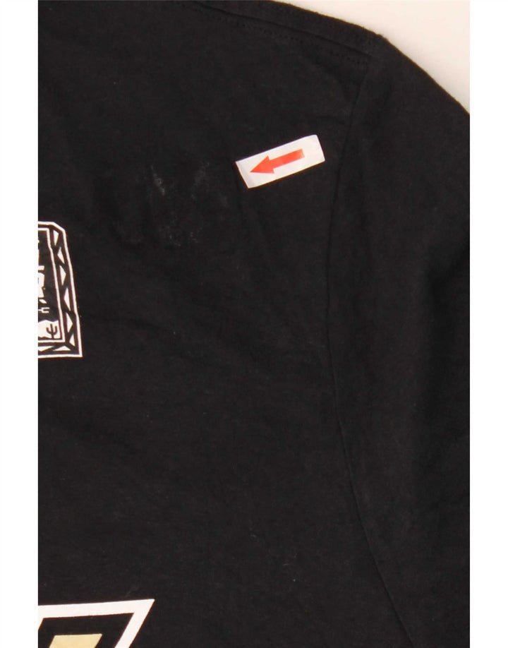 Nike Herren Grafik T-Shirt Top 2XL Schwarz Baumwolle
