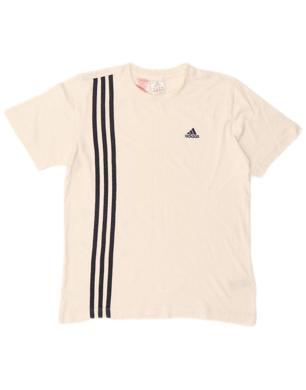 Adidas T-Shirt für Jungen, 13–14 Jahre, aus weißer Baumwolle