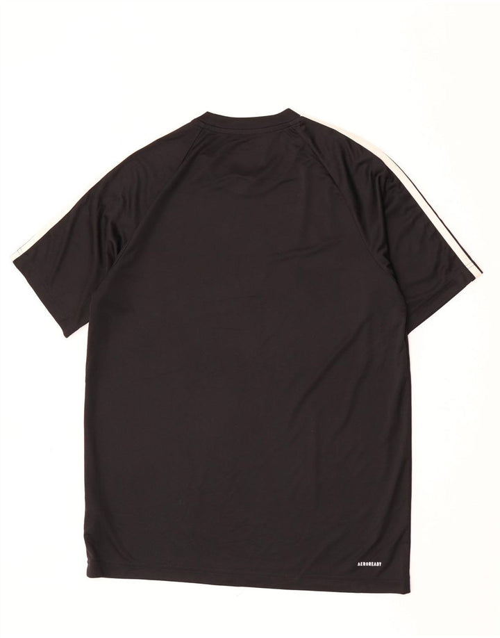 Adidas Herren Aeroready T-Shirt Top Medium Schwarz Polyester
