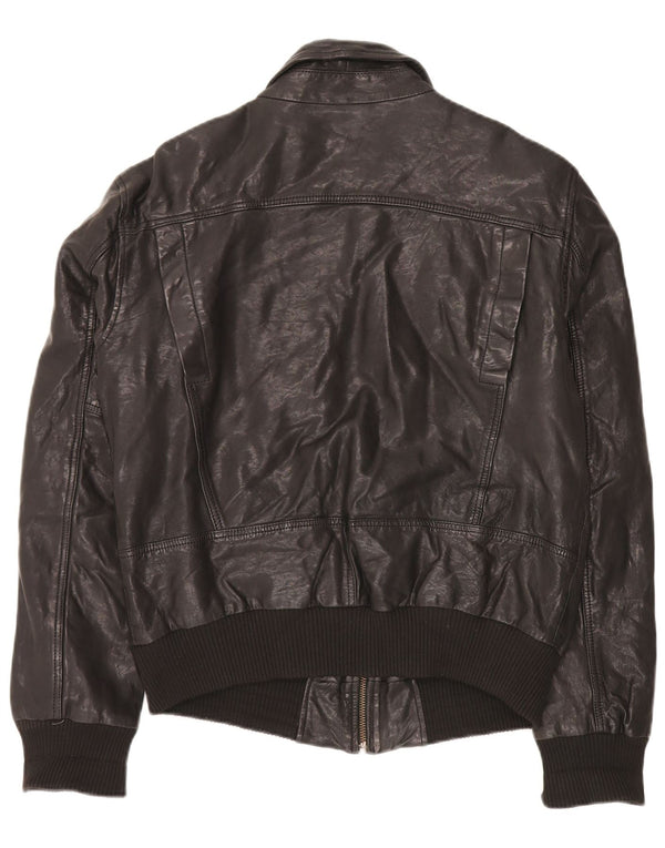 Vintage Herren Militär Bomberjacke UK 40 Large Schwarz