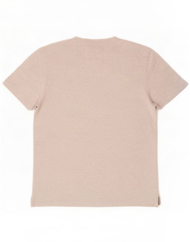 Crew Clothing Herren-T-Shirt aus mittelgrauer Baumwolle