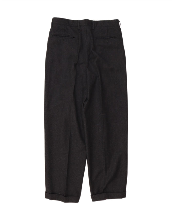 Master Coat Herren-Anzughose mit Pegged-Anzug, Größe 48, mittelgroß, W32, L29, graue Wolle