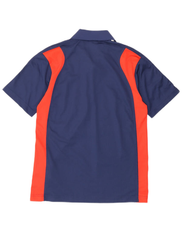 Adidas Herren-Poloshirt mit Grafik, UK 34/36, Größe S, Marineblau, Farbblock