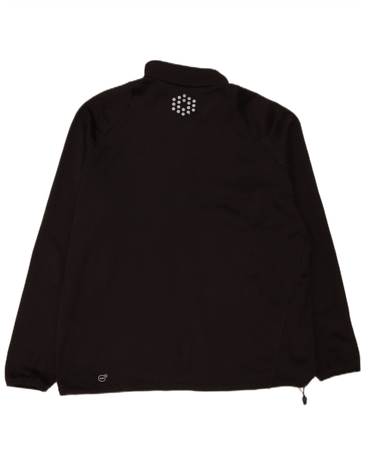 Puma Herren-Pullover-Trainingsanzug mit Reißverschluss, 2XL, Schwarz