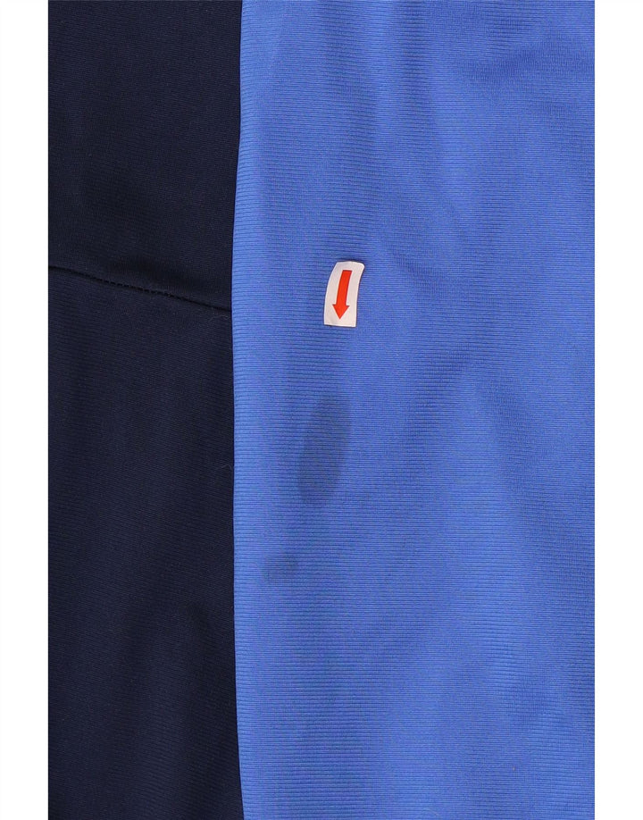 Adidas Herren-Trainingsanzug-Top-Jacke, mittelgroß, Marineblau, Farbblock