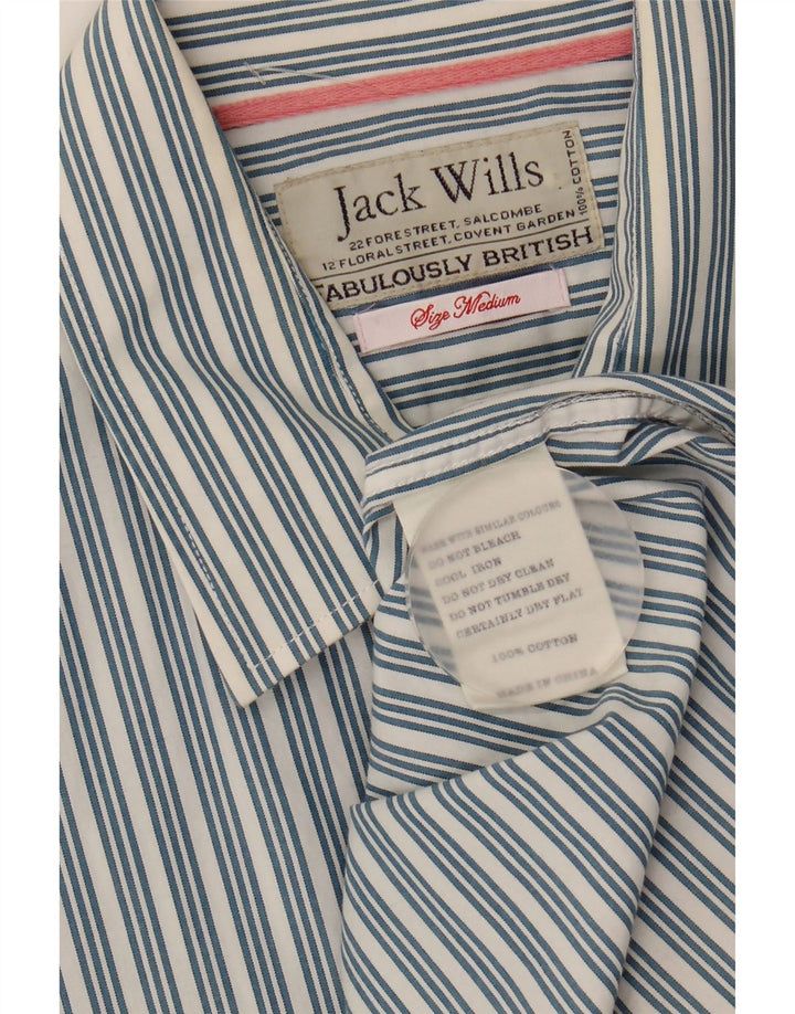 Jack Wills formelles Herrenhemd, mittelblau gestreift
