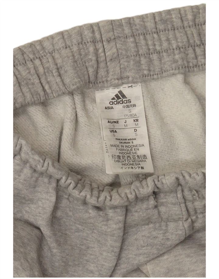 Adidas Herren-Trainingshose, Jogginghose, Größe S, Grau, Baumwolle